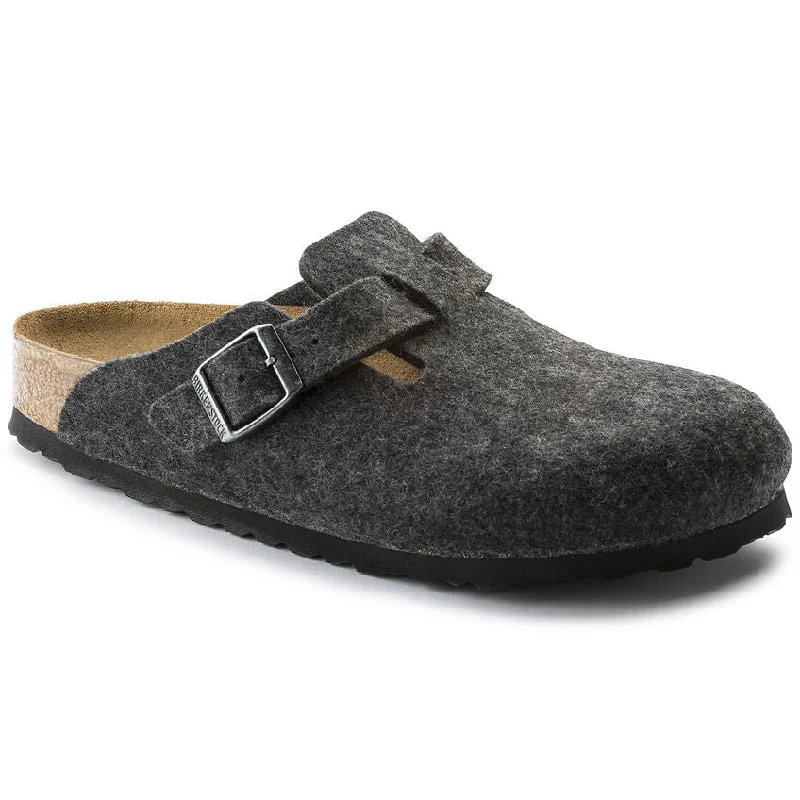 Boston - Anthracite Wool Felt||Boston - Feutre de laine anthracite