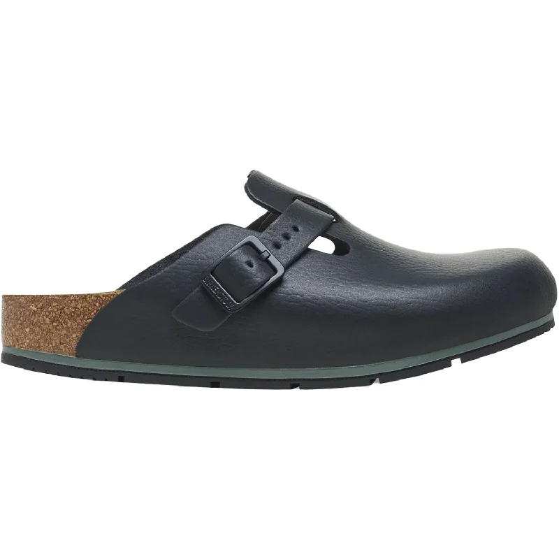 Men's Birkenstock Boston Pro Black Leather