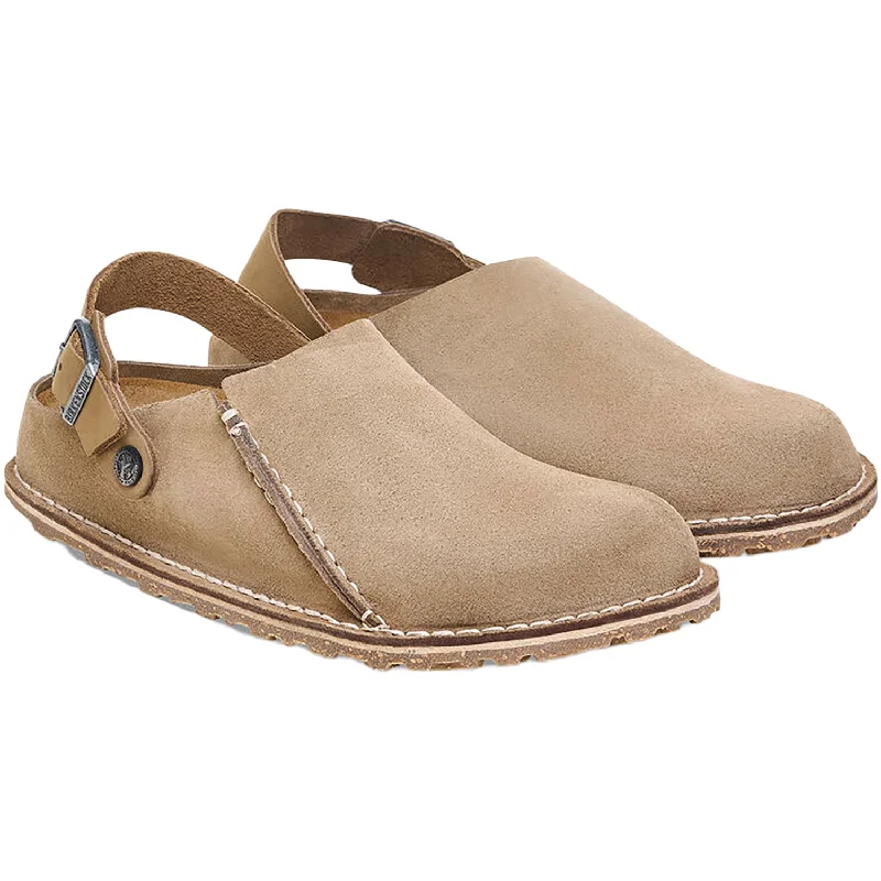 Men's Birkenstock Lutry Gray Taupe Suede