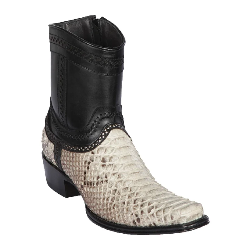 Men's Los Altos Original Python Skin European Toe Short Boot 76B5749