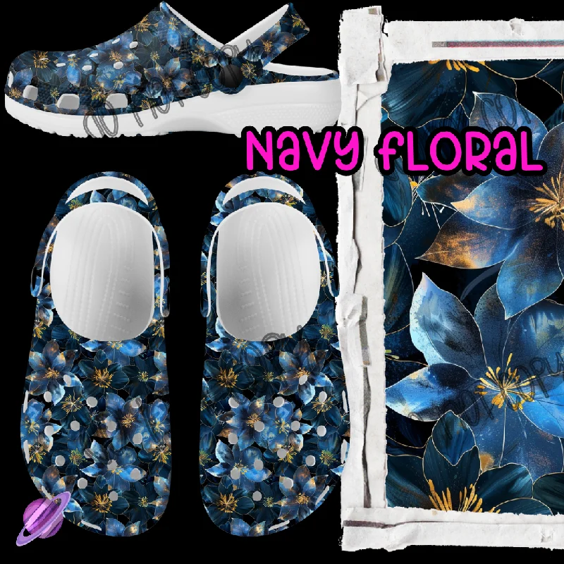 NAVY FLORAL - CLOG RUN 5- PREORDER CLOSING 8/24