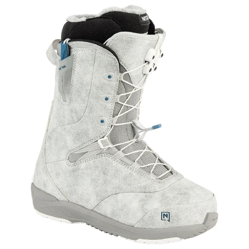 Nitro Women's Crown TLS Snowboard Boots 2024 Grey