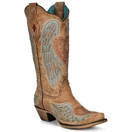 Corral Women's Heart and Wings Boot