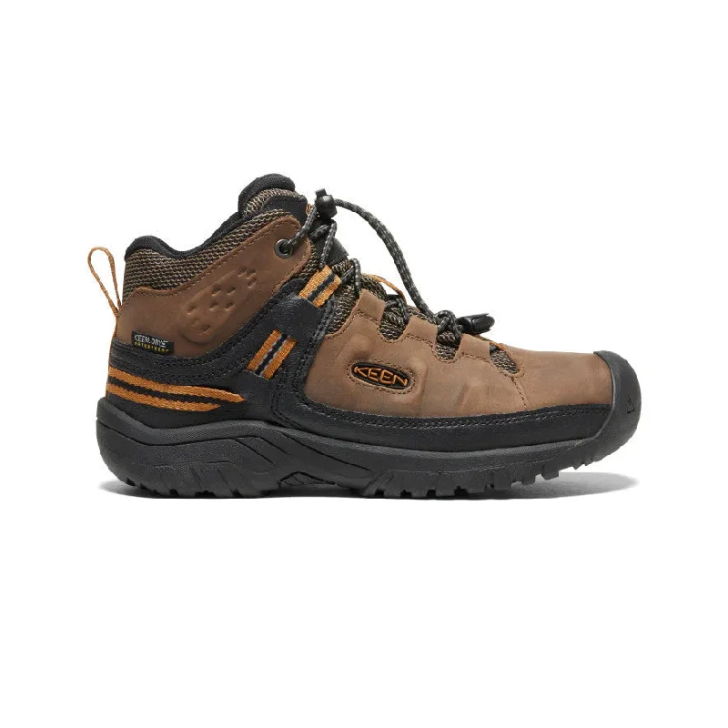 Keen youth targhee waterproof shoe 1019834 brown