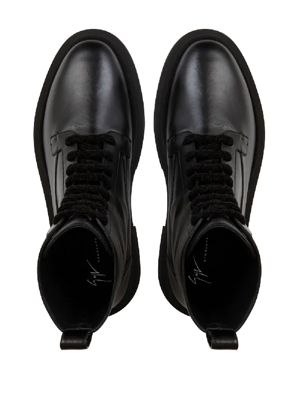 Lace-Up Combat Boots