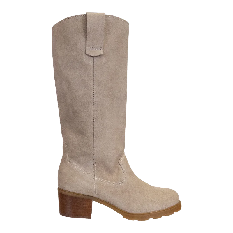 OTBT - TALLOW in BEIGE Heeled Mid Shaft Boots