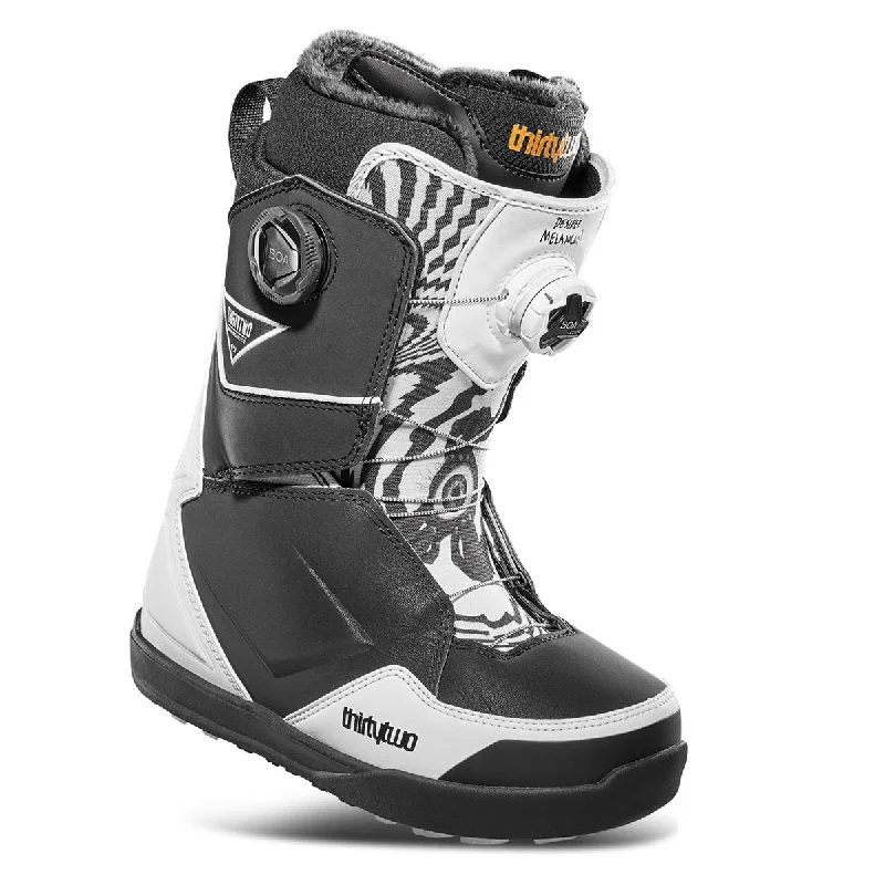 Thirty Two Womens Lashed Double Boa Melancon 2024 Snowboard Boots - Black/White