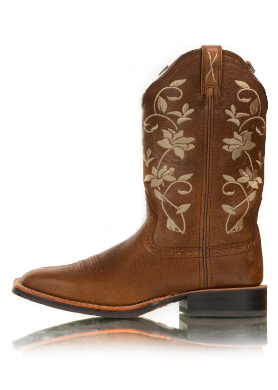 Twisted X Women's Floral Ruff Stock Boot