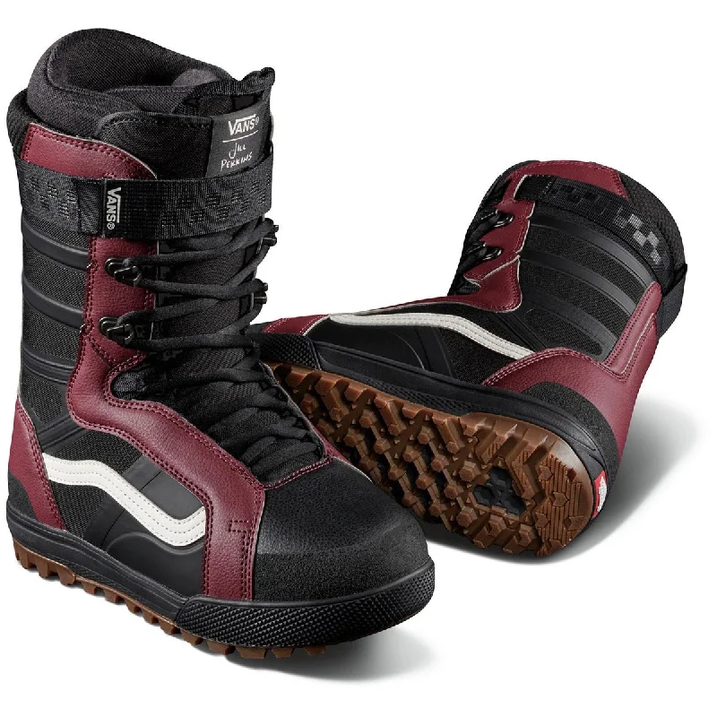 Vans Womens Hi-standard Pro 2024 Snowboard Boots - Jill Perkins Black/Burgundy