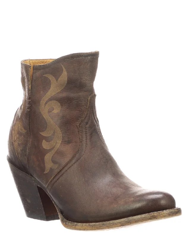 Women's Etched Short Boots