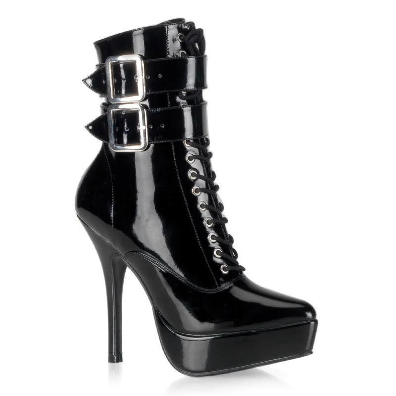 5 1/4"" Lace-Up Platform Ankle Boot (INDULGE-1026)