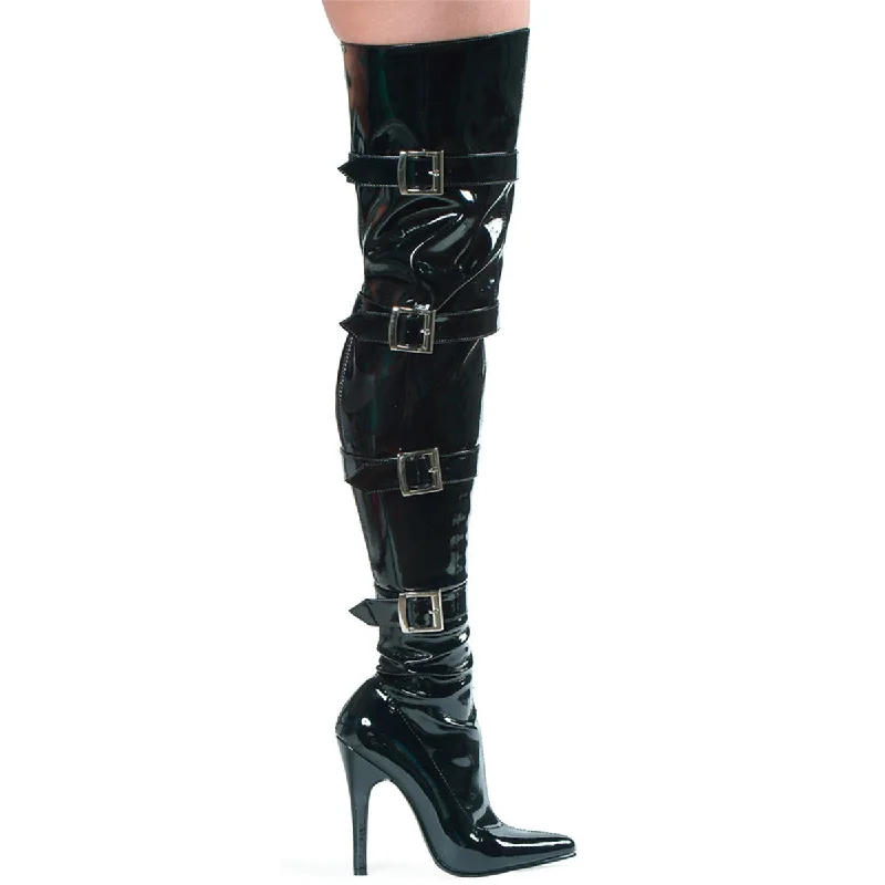 5"" Heel Stretch Thigh Boot (ES511-Buckleup)