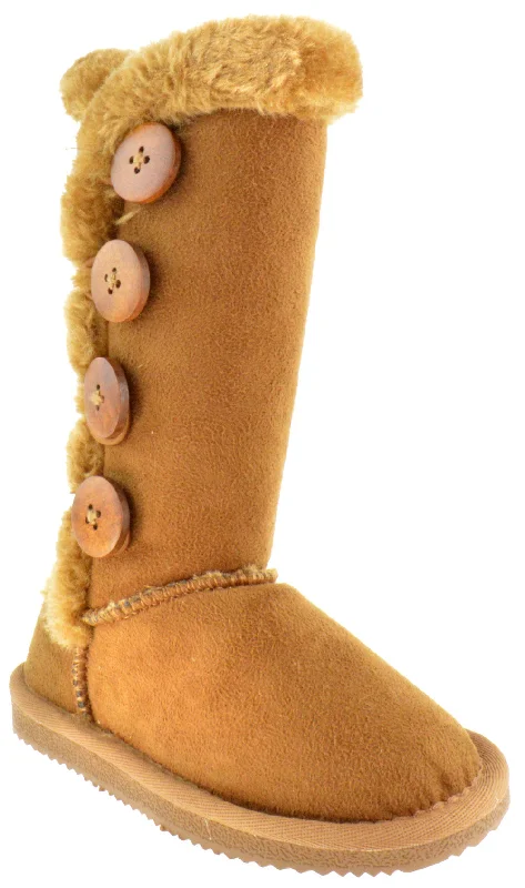 Anissa 3K Girl's 4 Button Shearling Boot