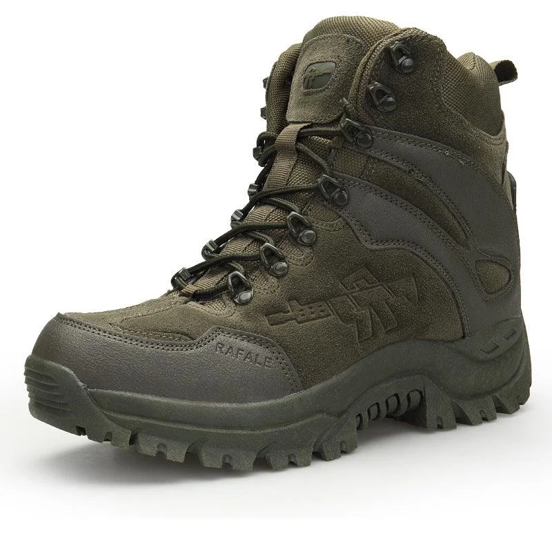 Large Size High Top Outdoor CombatOutdoor Boots Camping Desert Boots