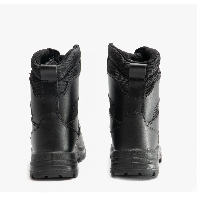 COMBAT Unisex High Leg Boots Black