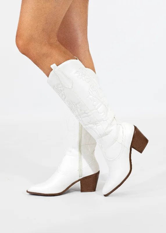 Dallas Stacked Heel Boots