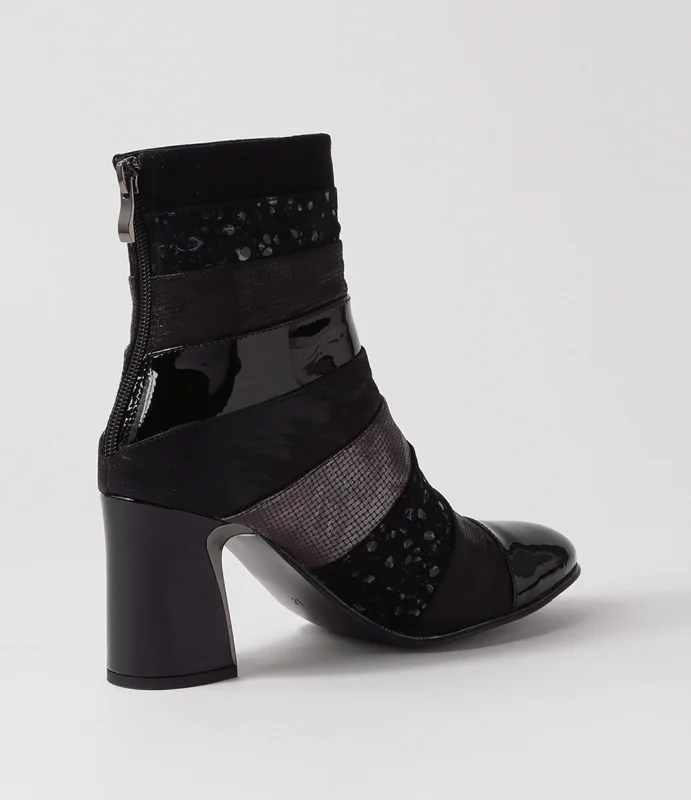 Django & Juliette KITCH Heeled Boot in Black