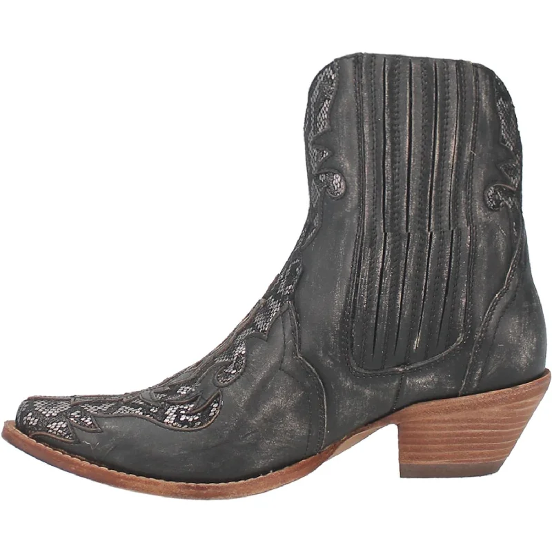 Dan Post Women's Shay Black Leather Boot DP4209