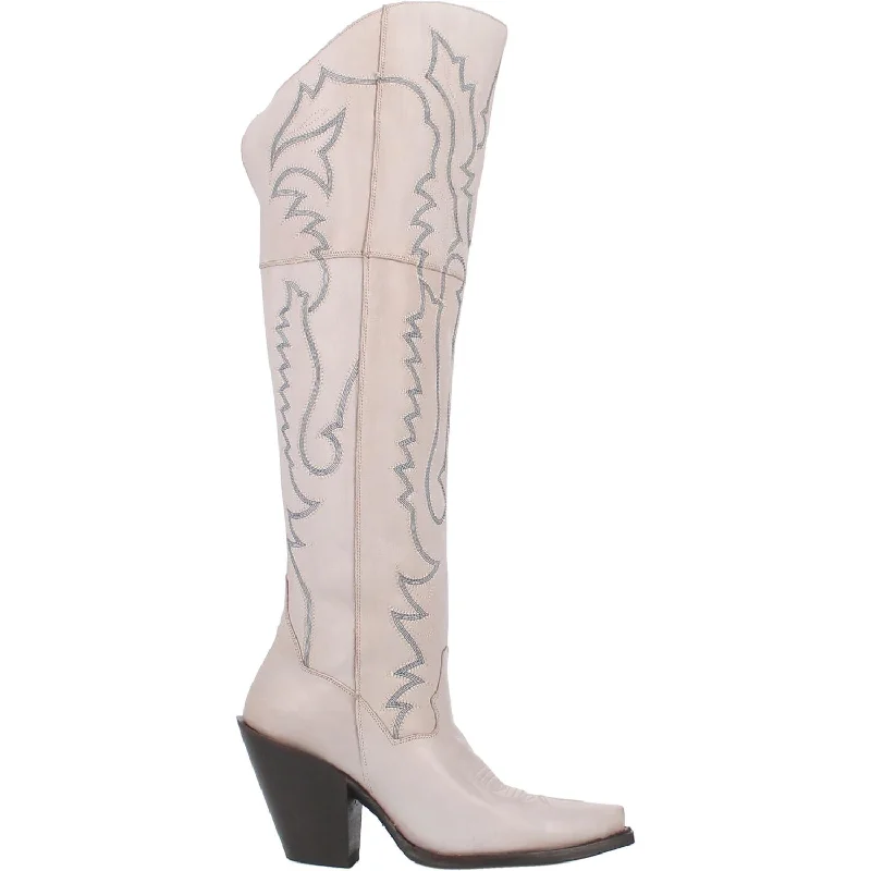 Dan Post Women's Loverly White Leather Boot DP4377