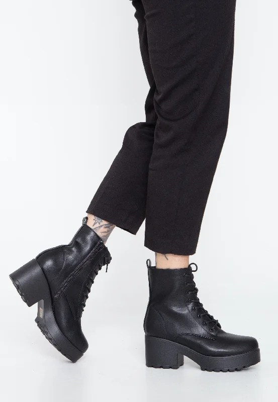 Koi Footwear - GIN Platform Military Black - Girl Shoes