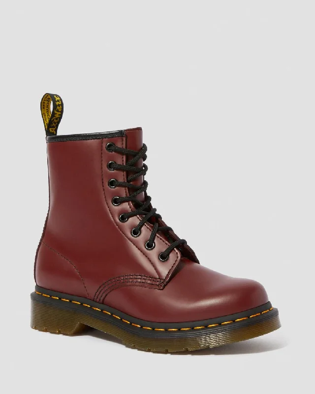 Dr. Martens 1460 Women's Smooth Leather Lace Up Boots