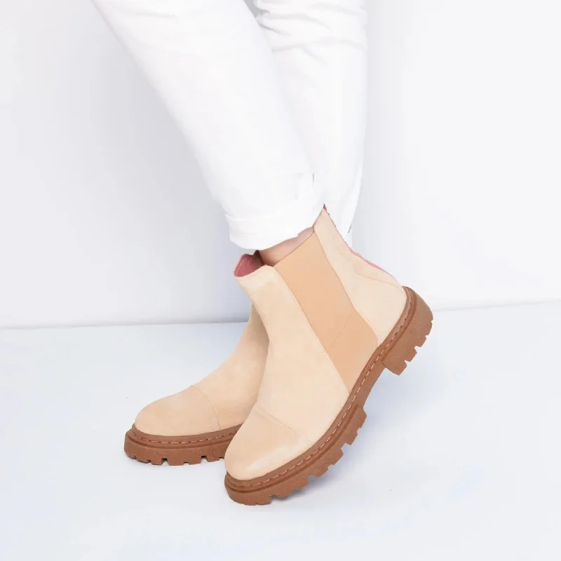 Rio Latte Chunky Boots